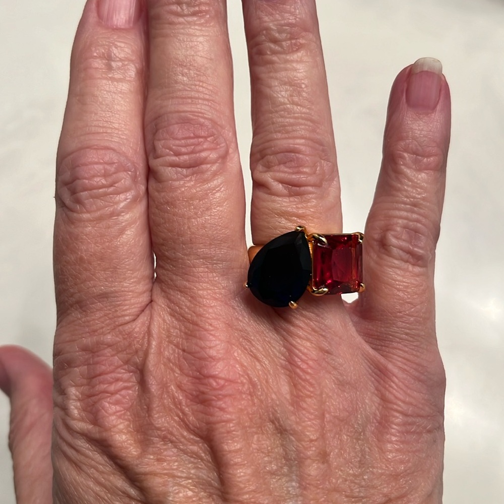 $98 Kate Spade Showtime Ring blue
